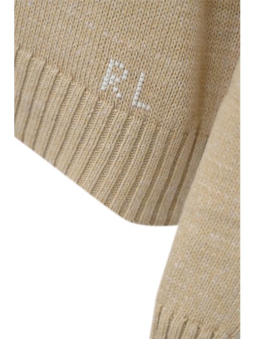 Maglione in cotone con intarsio Polo Bear POLO RALPH LAUREN | 211972121001